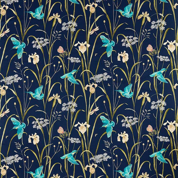 sanderson,kingfisher & iris,national trust,navy / teal,made to measure curtains,made to measure blinds,curtains online,blinds online,blackout curtains,blackout blinds,fabric shop,bespoke curtains,bespoke blinds,curtains online,blinds online,made to measur