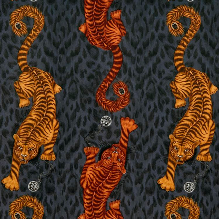 clarke and clarke,tigris velvet,animalia,flame,made to measure curtains,made to measure blinds,curtains online,blinds online,blackout curtains,blackout blinds,fabric shop,bespoke curtains,bespoke blinds,curtains online,blinds online,made to measure roman 
